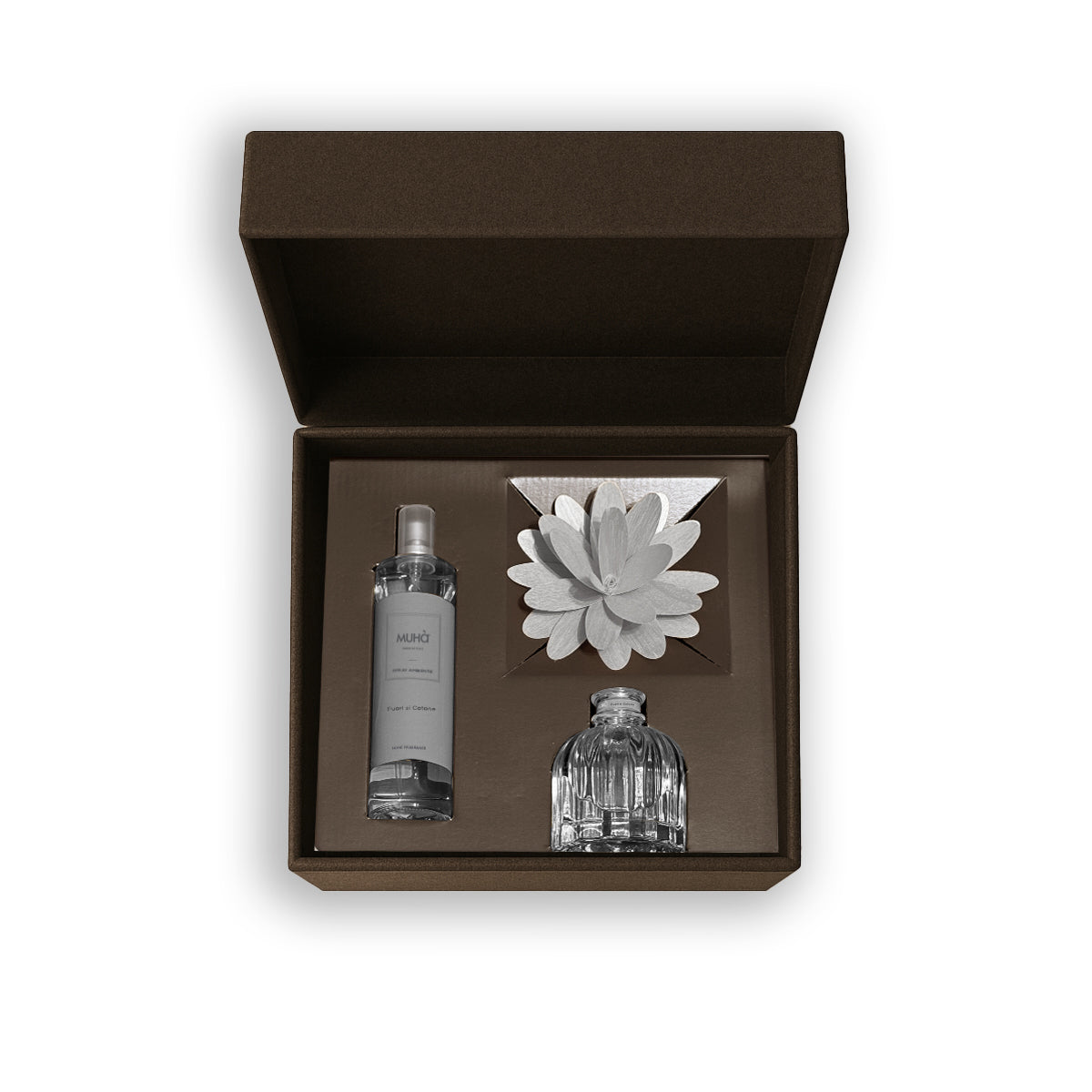 Confezione Flower 60+Spray 100 Fiori Di Cotone Muha