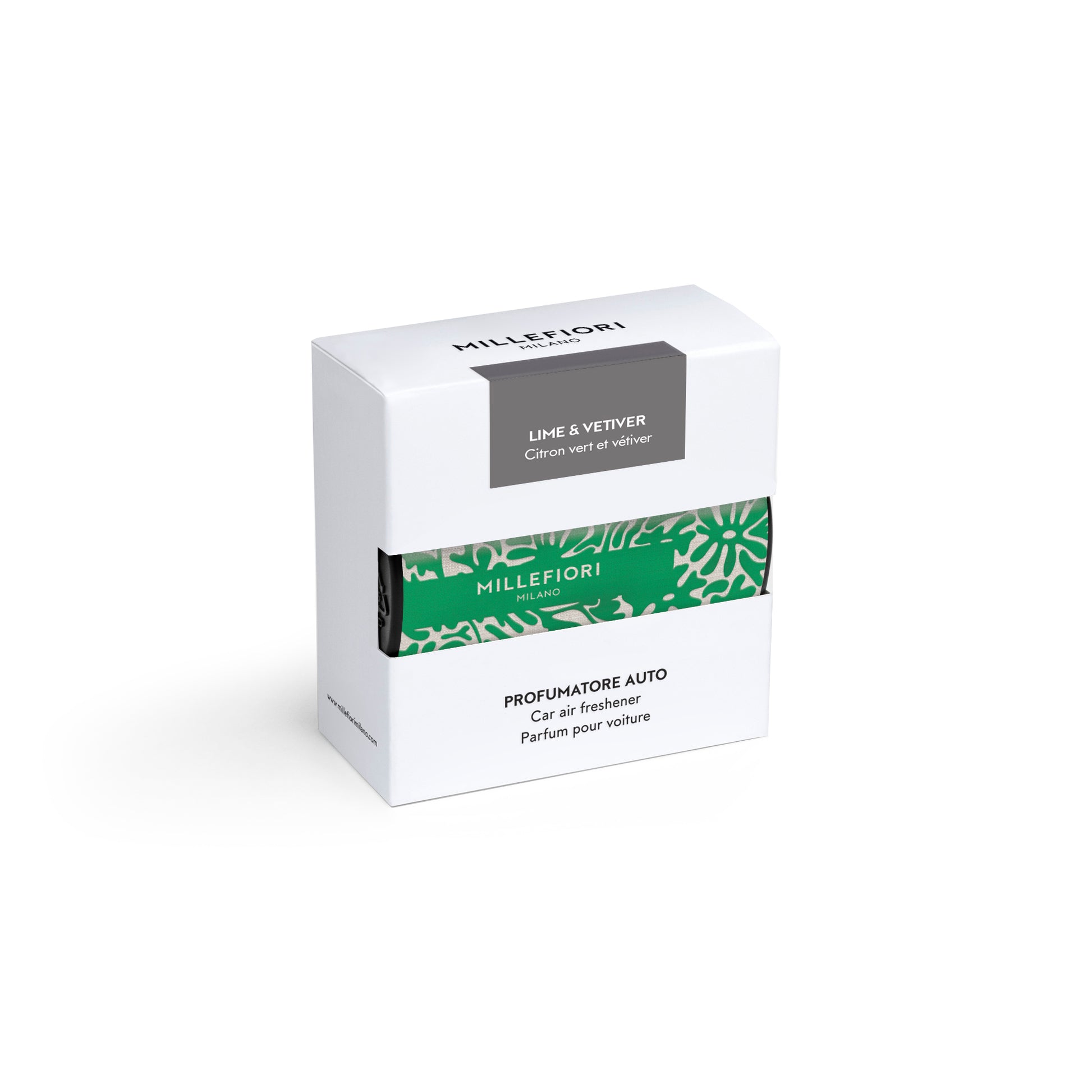 Diffusore Auto Icon Textile - Lime & Vetiver Millefiori