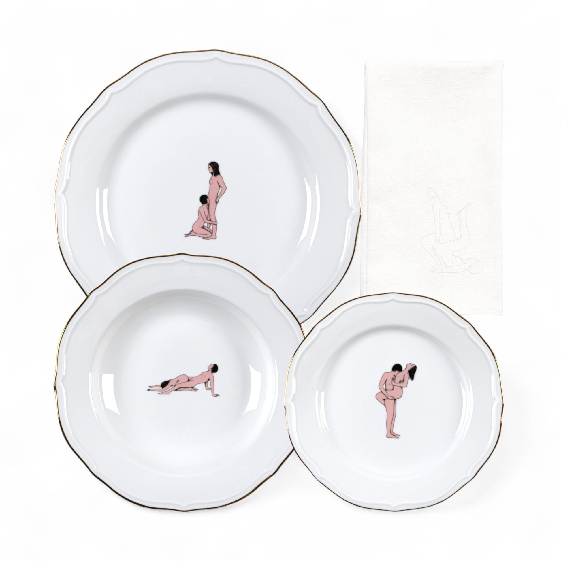 Set 3 Piatti Seikantai5271 Suspended Seletti