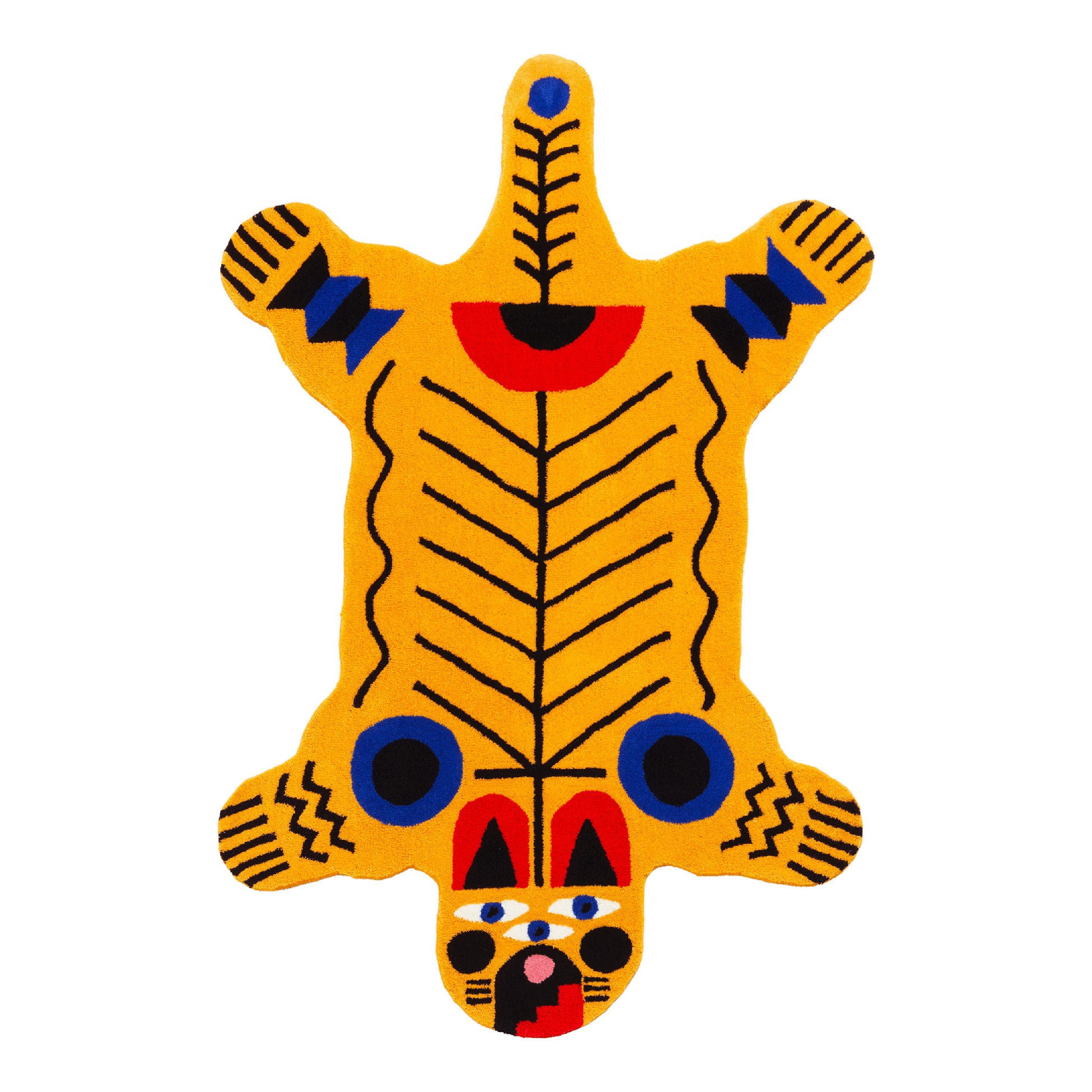 Tappeto Oggian Italian Tiger Large Qeeboo