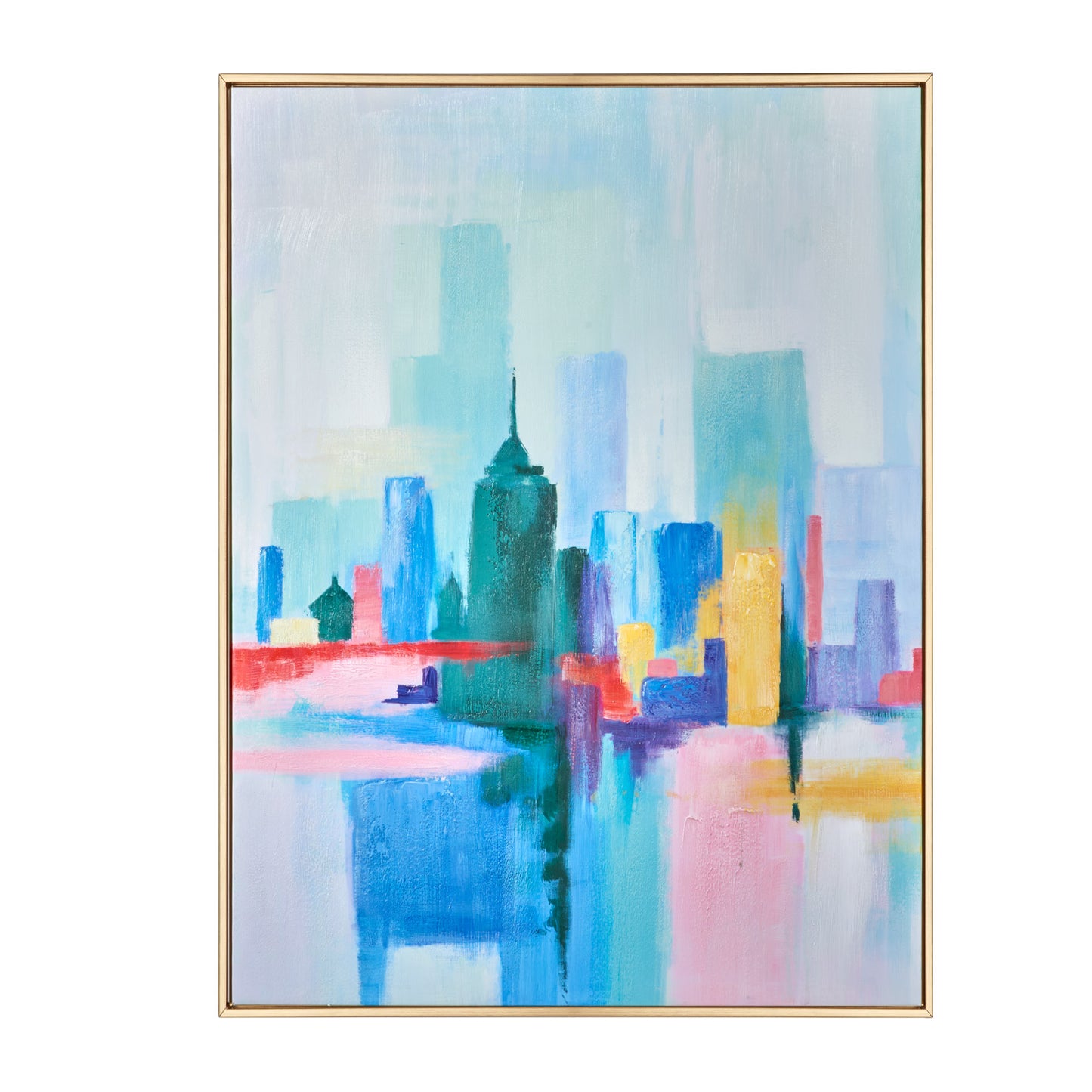 Quadro 90x120 cm con cornice city
