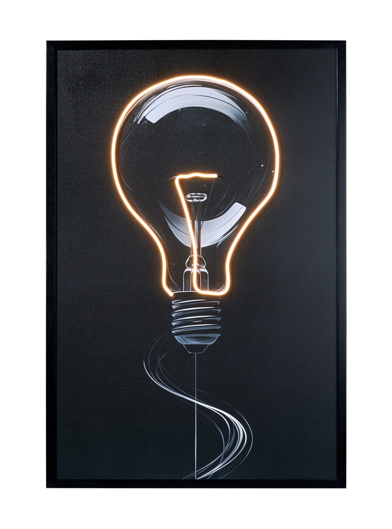 Quadro led 80x120 con cornice