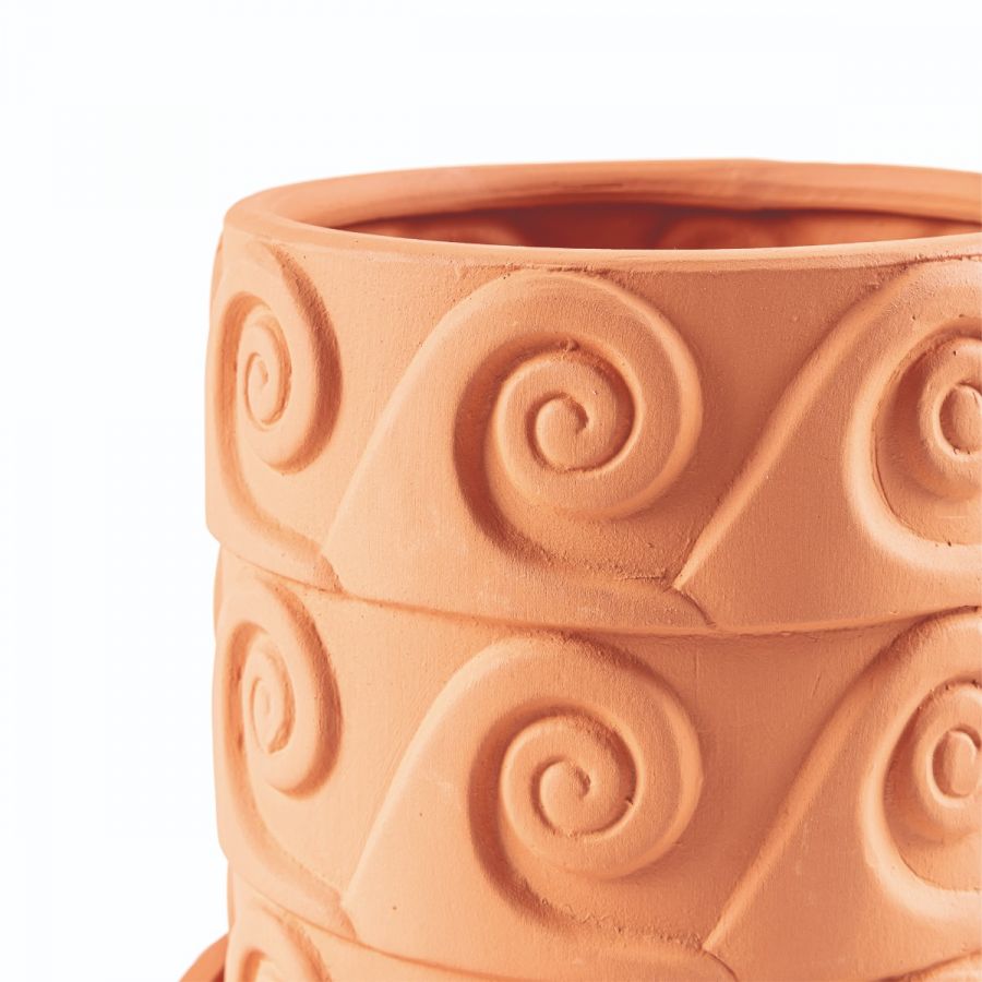 Vaso in terracotta Onda