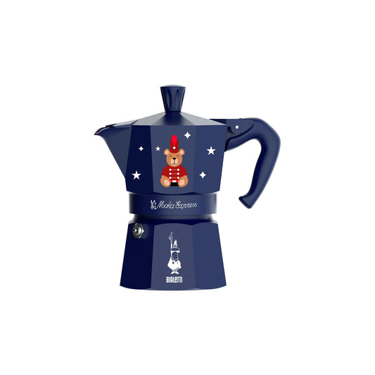 Moka Express 1Tz Blu Natale Bialetti Exclusive