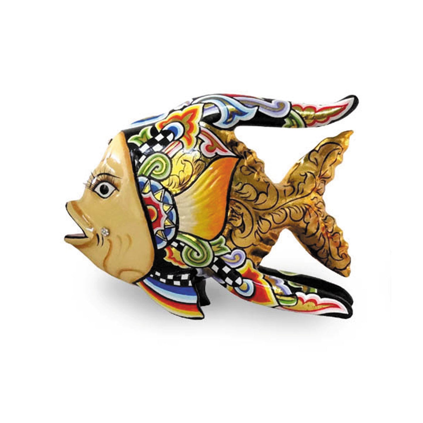 Pesce Oscar L Dorato Cm. 21X14.5 Tom`s Drag