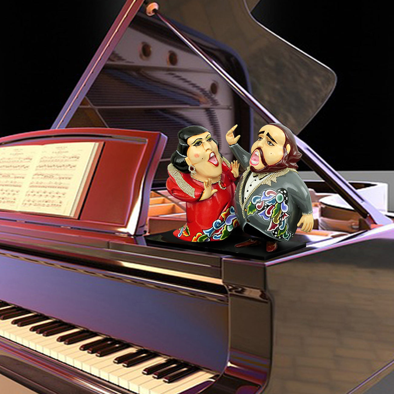 Cantante D`Opera "Monserrat" H.24Cm. Tom`s Drag