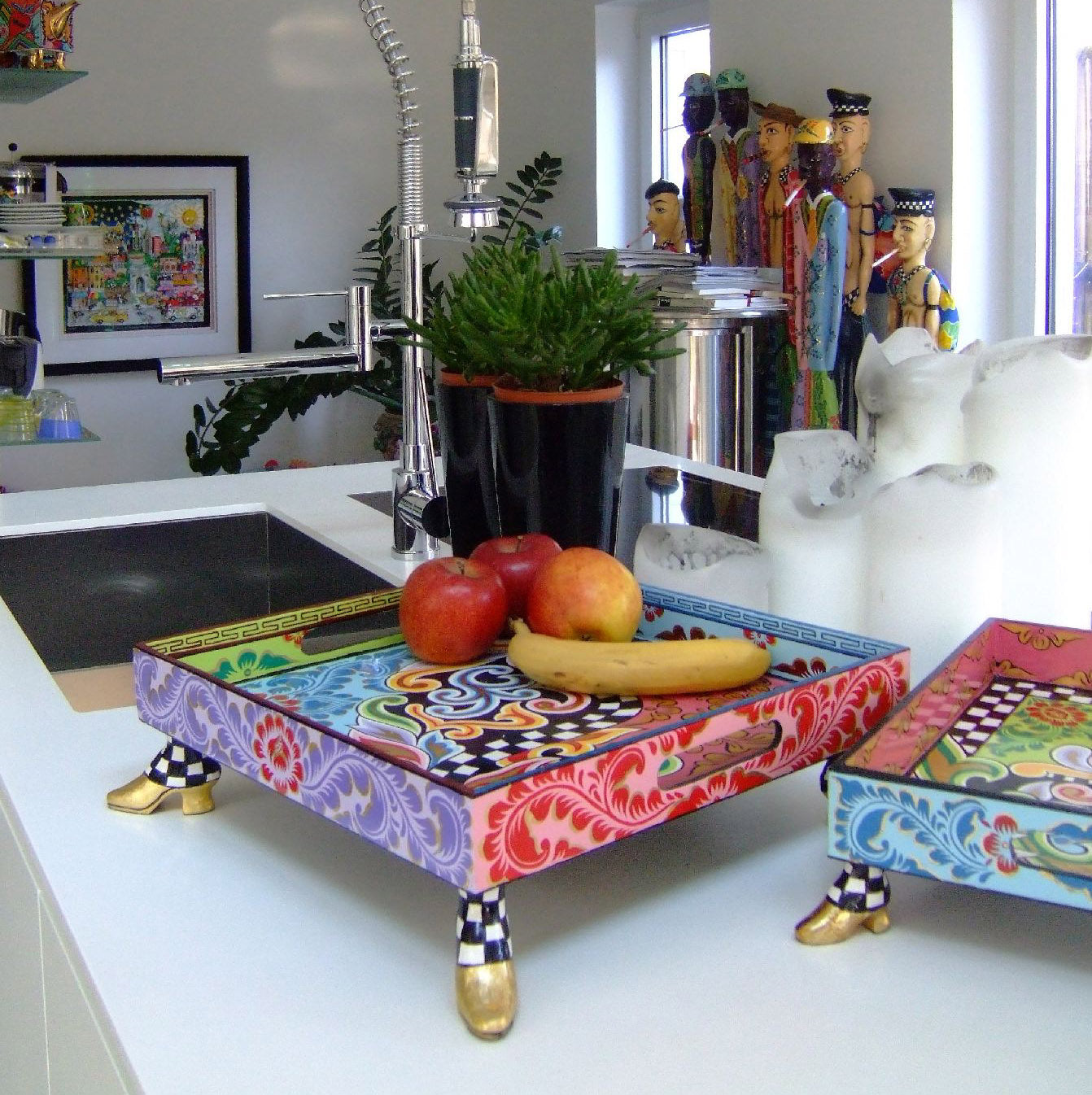 Vassoio Drag M 38X38 H.11.5  Tom`s Drag