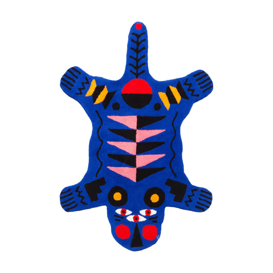 Carpet Oggian Blue Panther Large Qeeboo