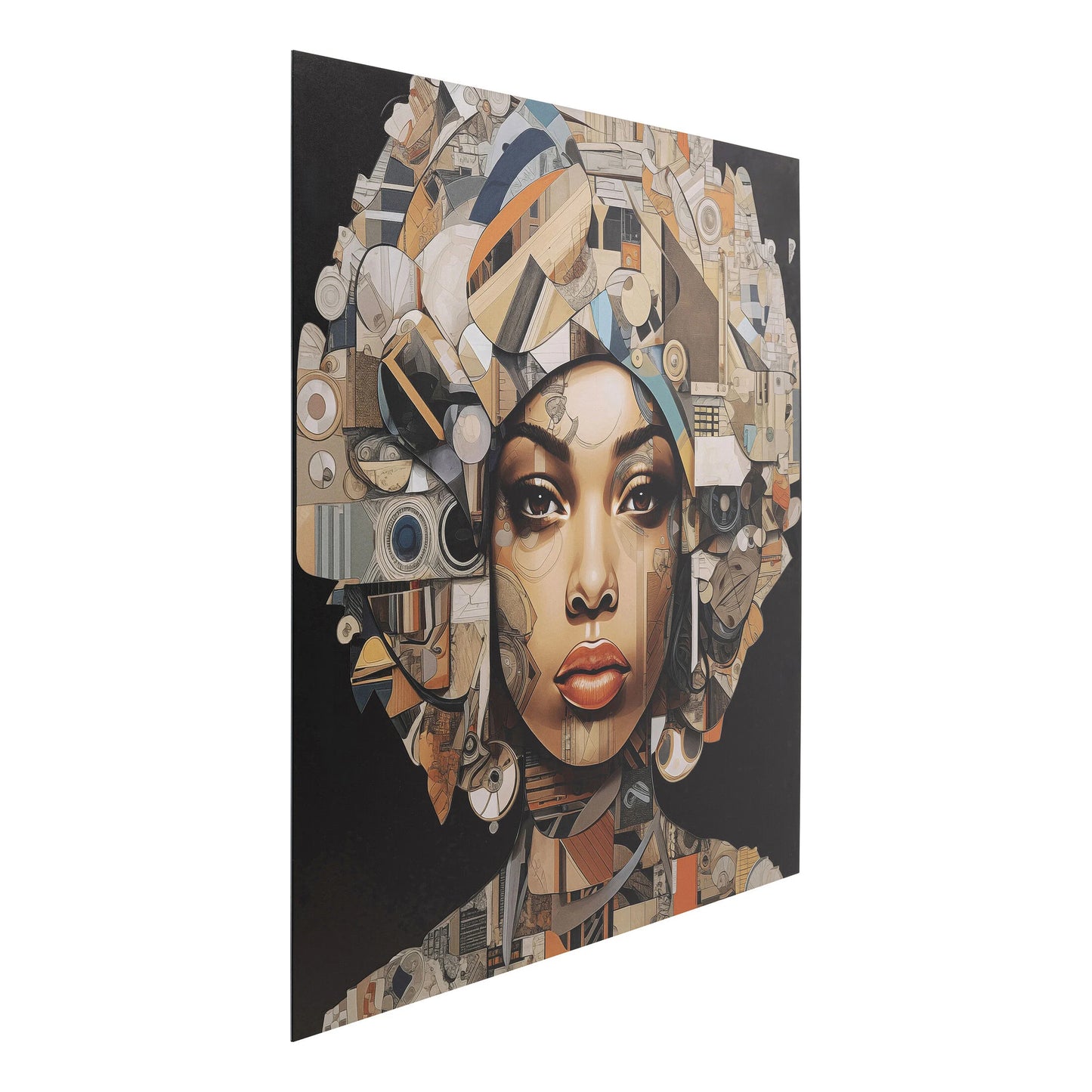 Quadro vetro 3D Art Geo Women Kare Design