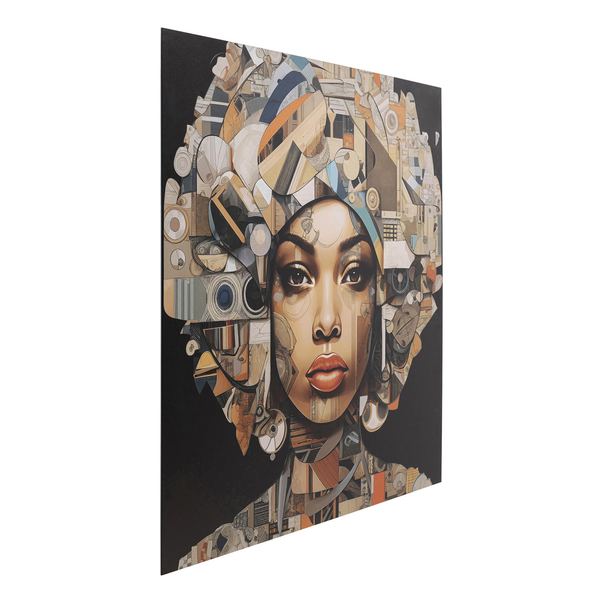Quadro vetro 3D Art Geo Women Kare Design
