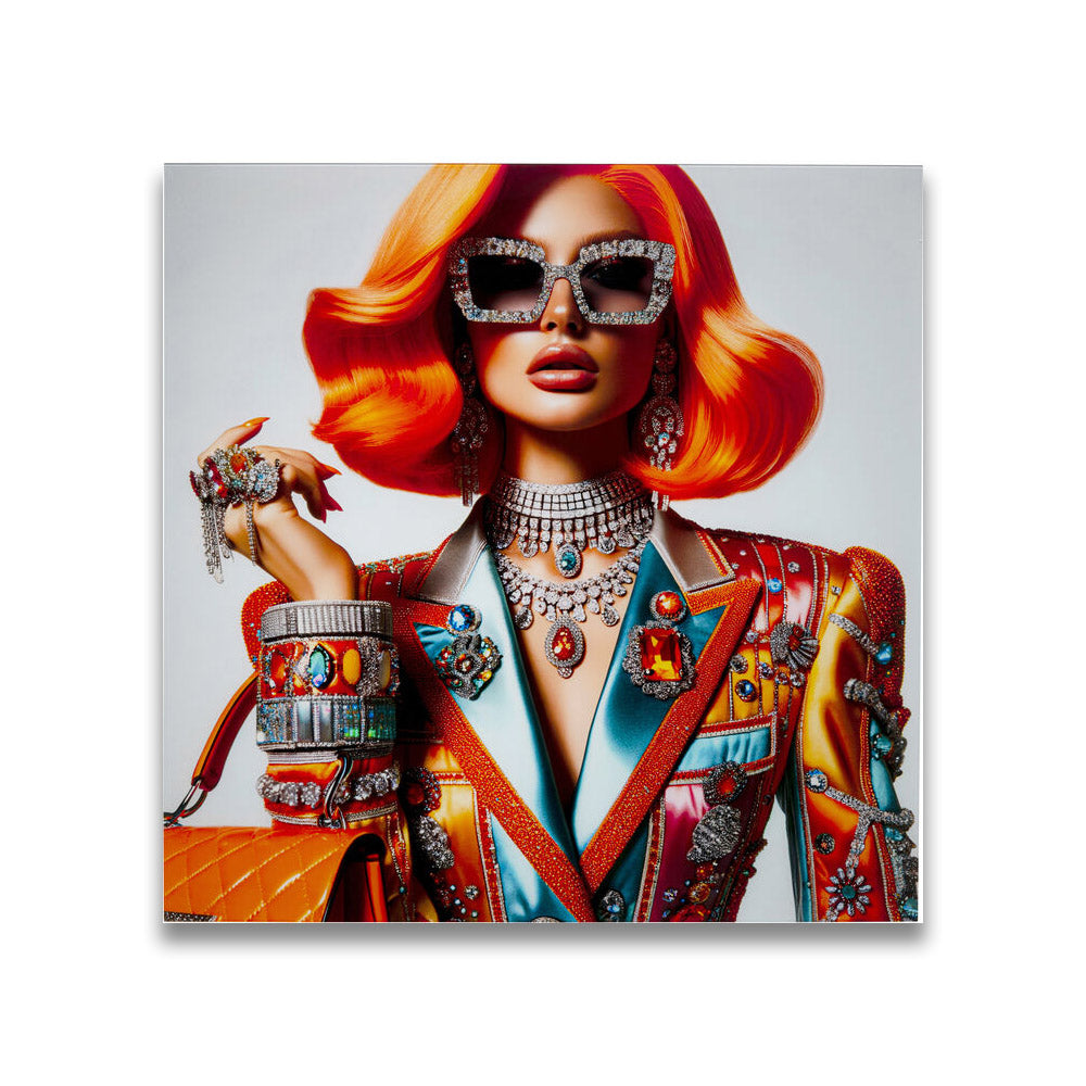 Quadro vetro Muse Posh Kare Design