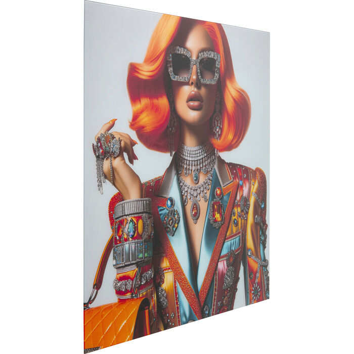 Quadro vetro Muse Posh Kare Design