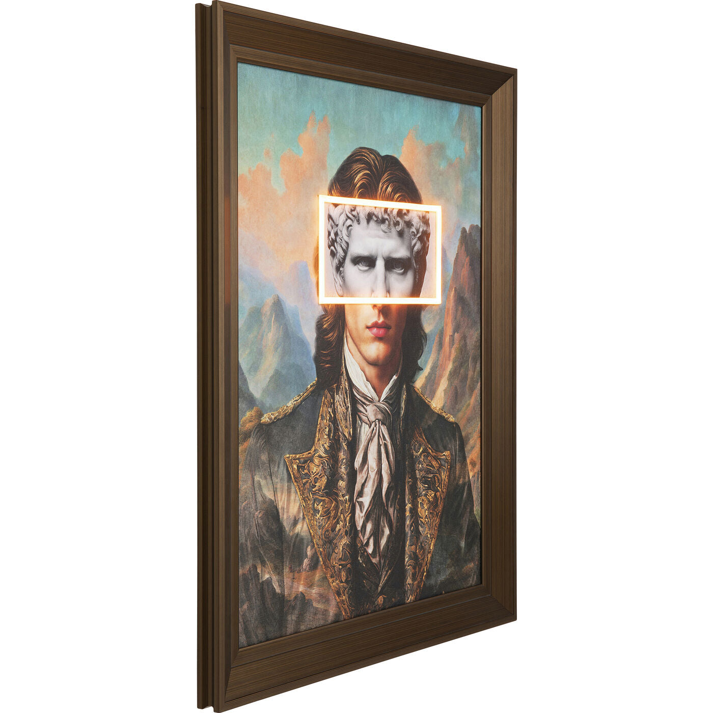 Quadro incorniciato LED Art Gentleman Kare Design