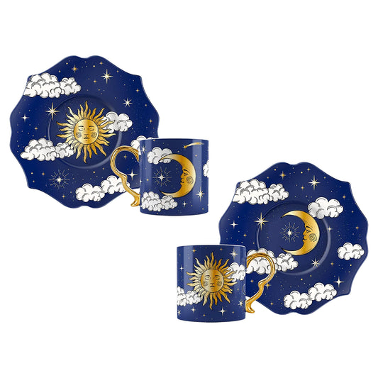 Set 2 tazzine sole e luna - Cielo Stellato Bialetti Exclusive