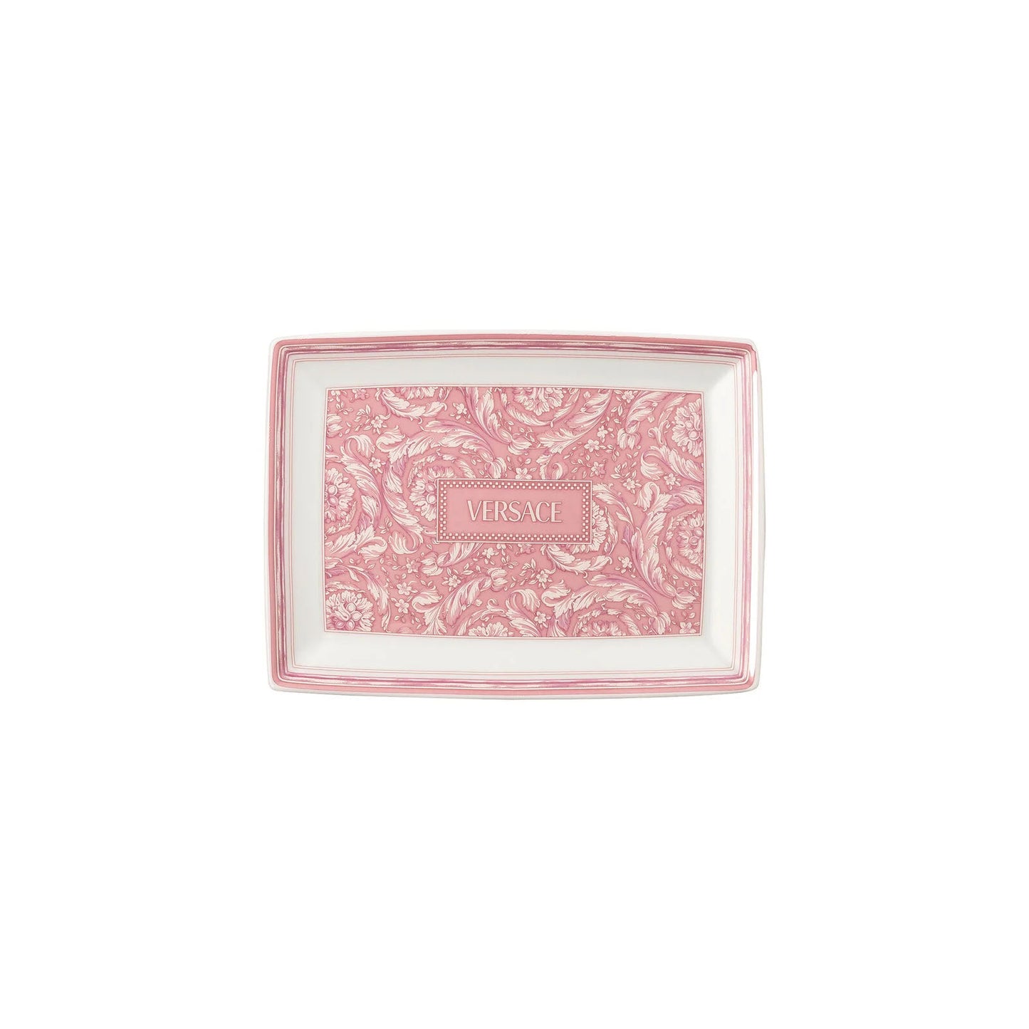 Barocco Rose Piatto Rettangolare Versace