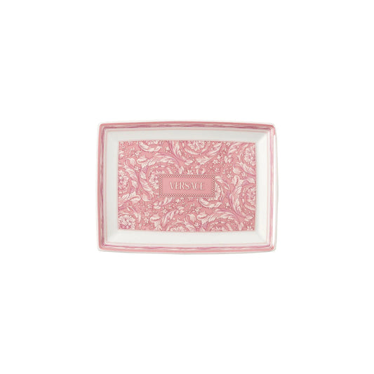 Barocco Rose Piatto Rettangolare Versace