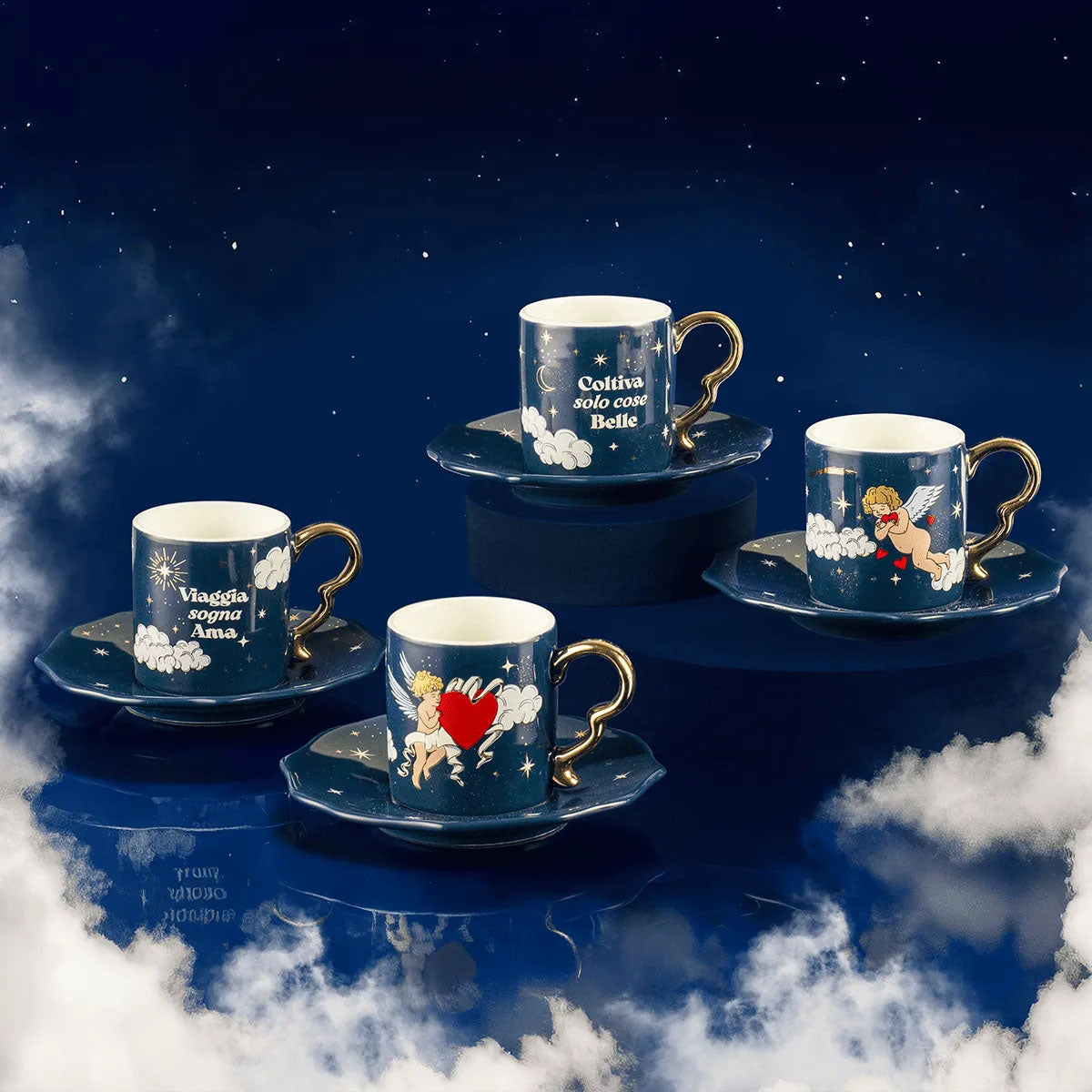 Set 4 tazzine - Cielo Stellato Bialetti Exclusive