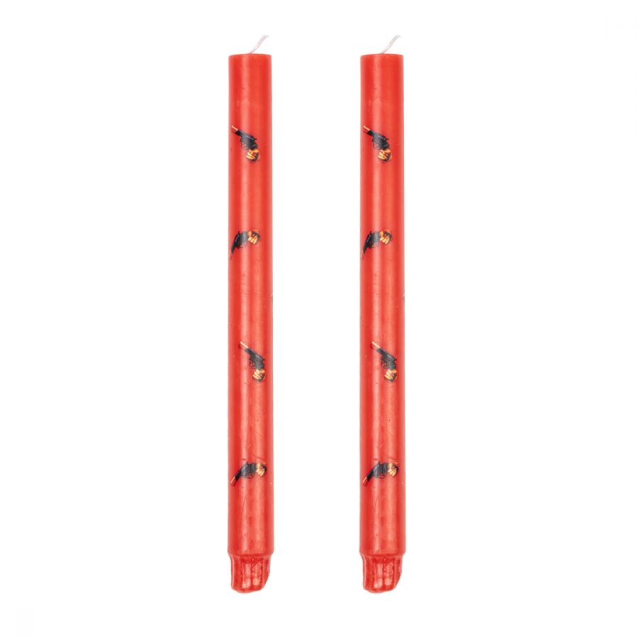 Set 2 Pz Candela A Stelo Toiletpaper Revolver Seletti