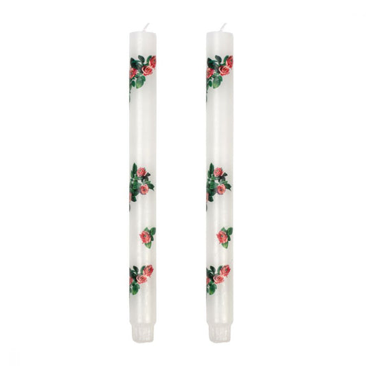 Set 2Pz Candela A Stelo Toiletpaper Roses  Seletti