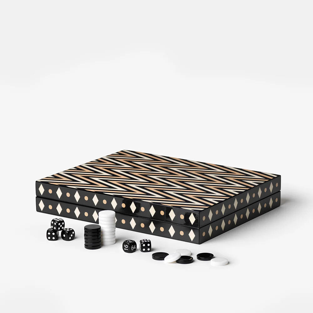 Lacquered Backgammon, Black Printworks