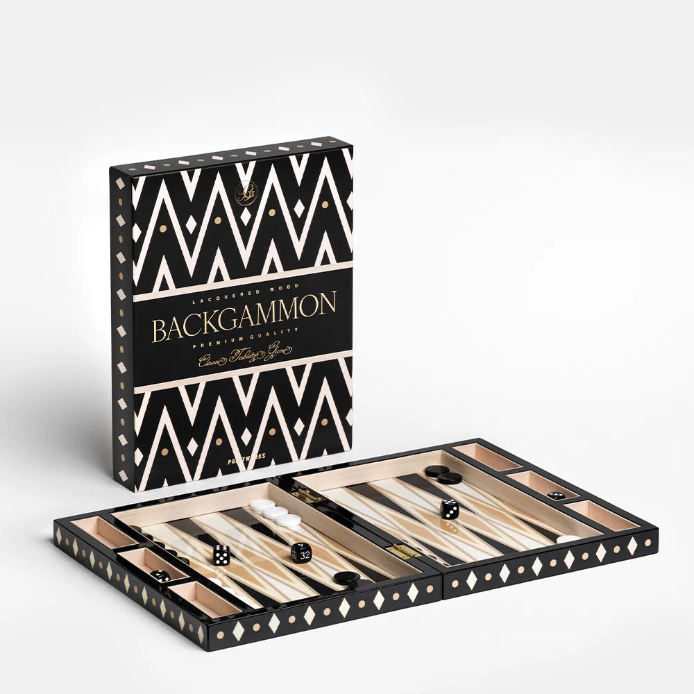 Lacquered Backgammon, Black Printworks