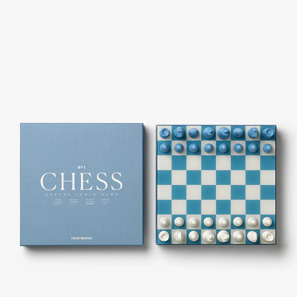 Classic - Chess, Dusty Blue Printworks