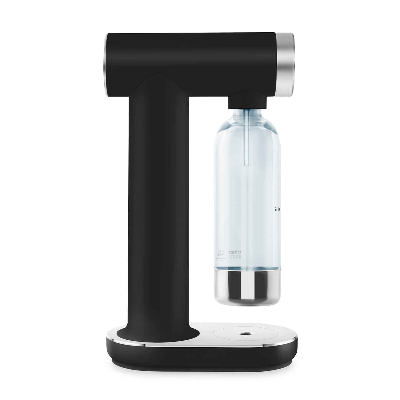 Gasatore d`acqua Nero Smeg