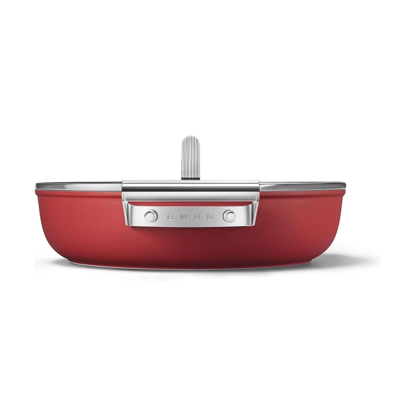 Tegame antiaderente 28 cm rosso Smeg