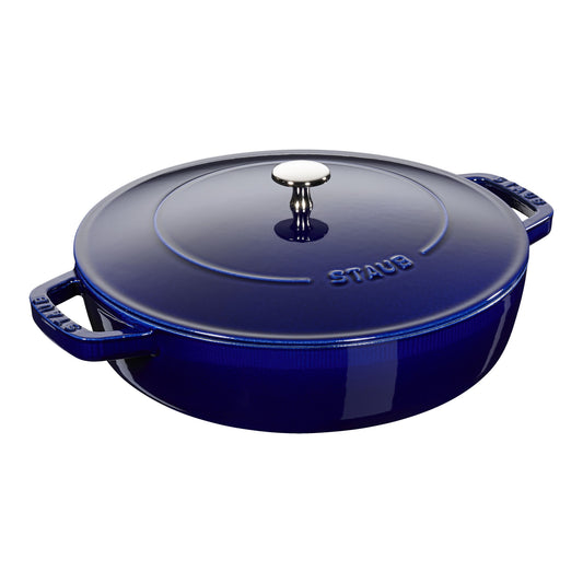 Tegame Chistera rotondo - 28 cm, blu scuro Staub