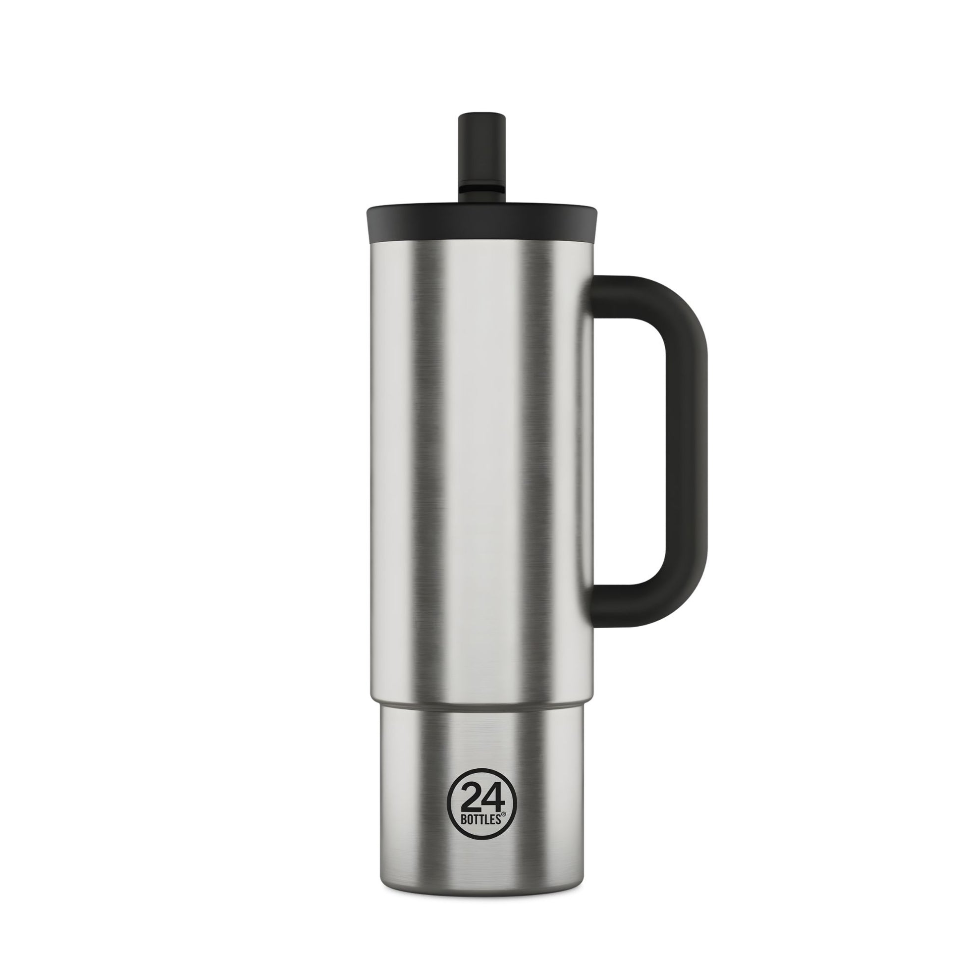 Straw Cup 800 ml Brushed Steel 24bottles
