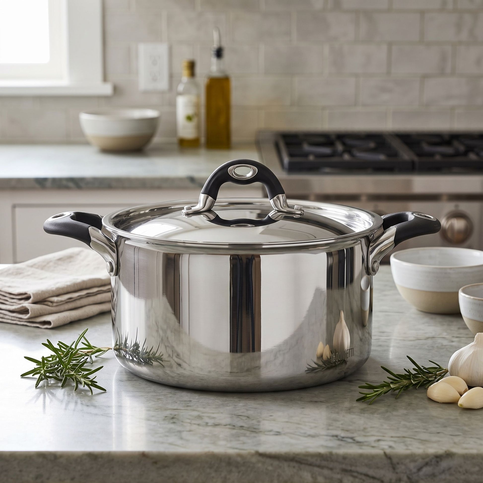 Casseruola Linea Avorio Cm 24 Con Coperchio Bialetti Exclusive