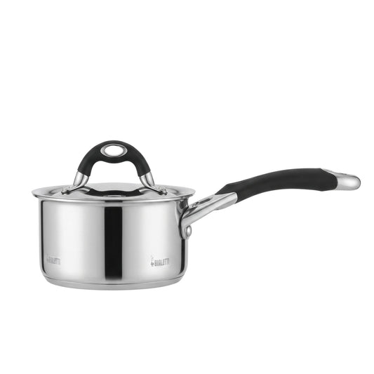 Casseruola Manico Lungo Linea Avorio Con Coperchio 18 cm Bialetti Exclusive