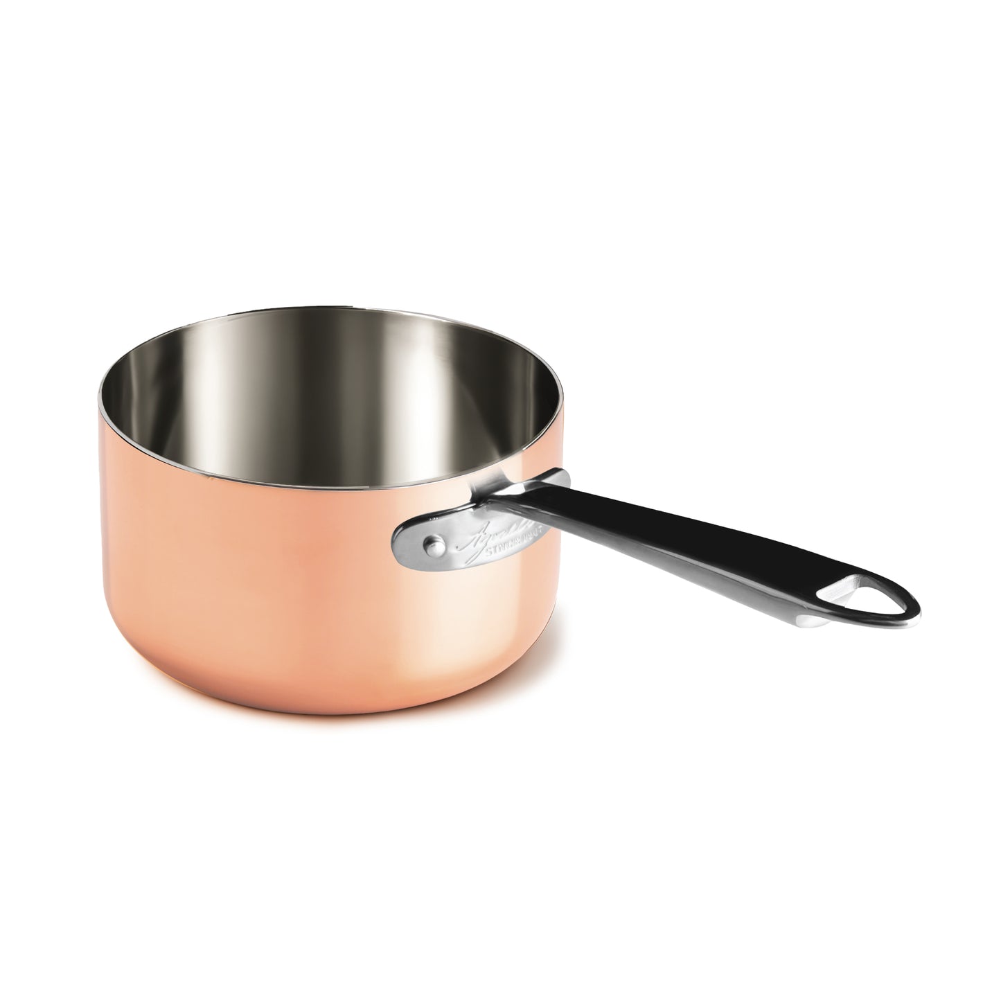 Casseruola Alta 1 manico Copper 4 Induzione Cm 16 Pentole Agnelli