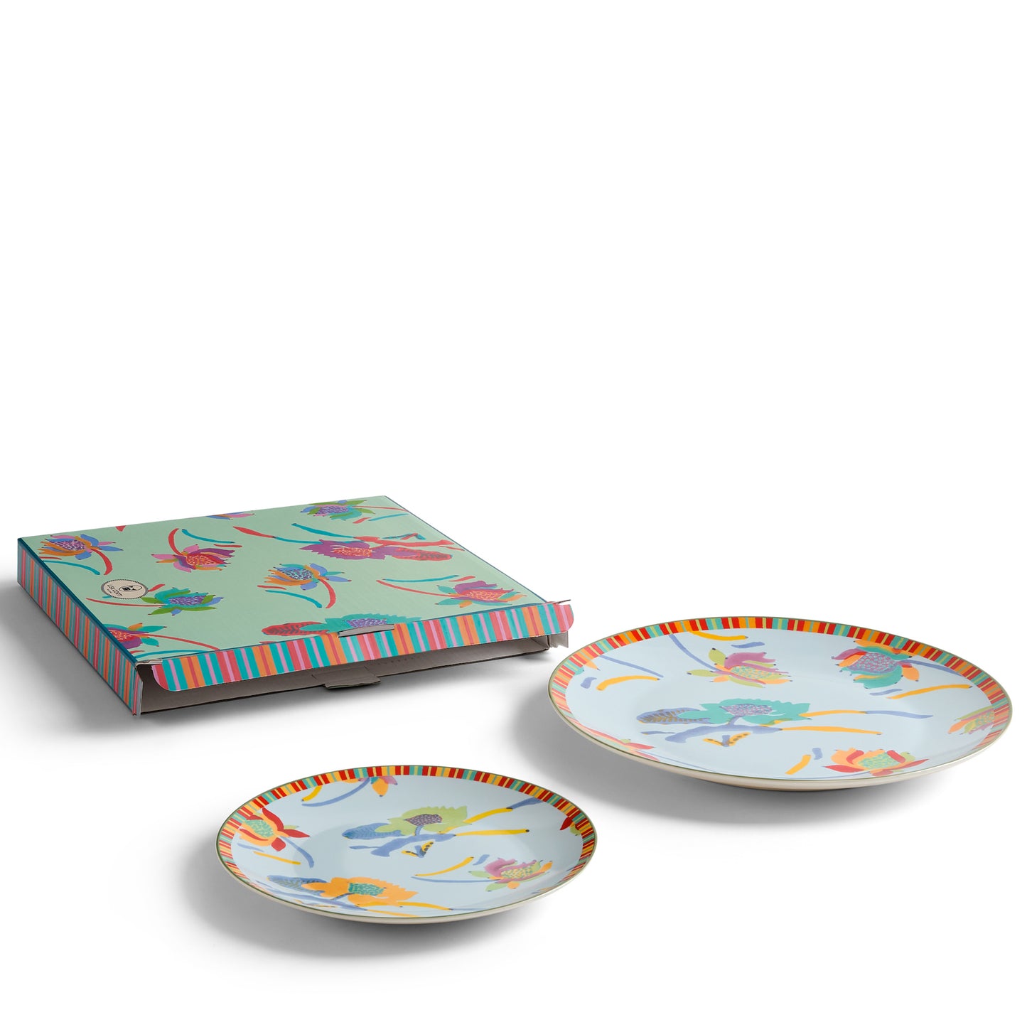 Set Of Plates X2 JAPANESE Lisa Corti