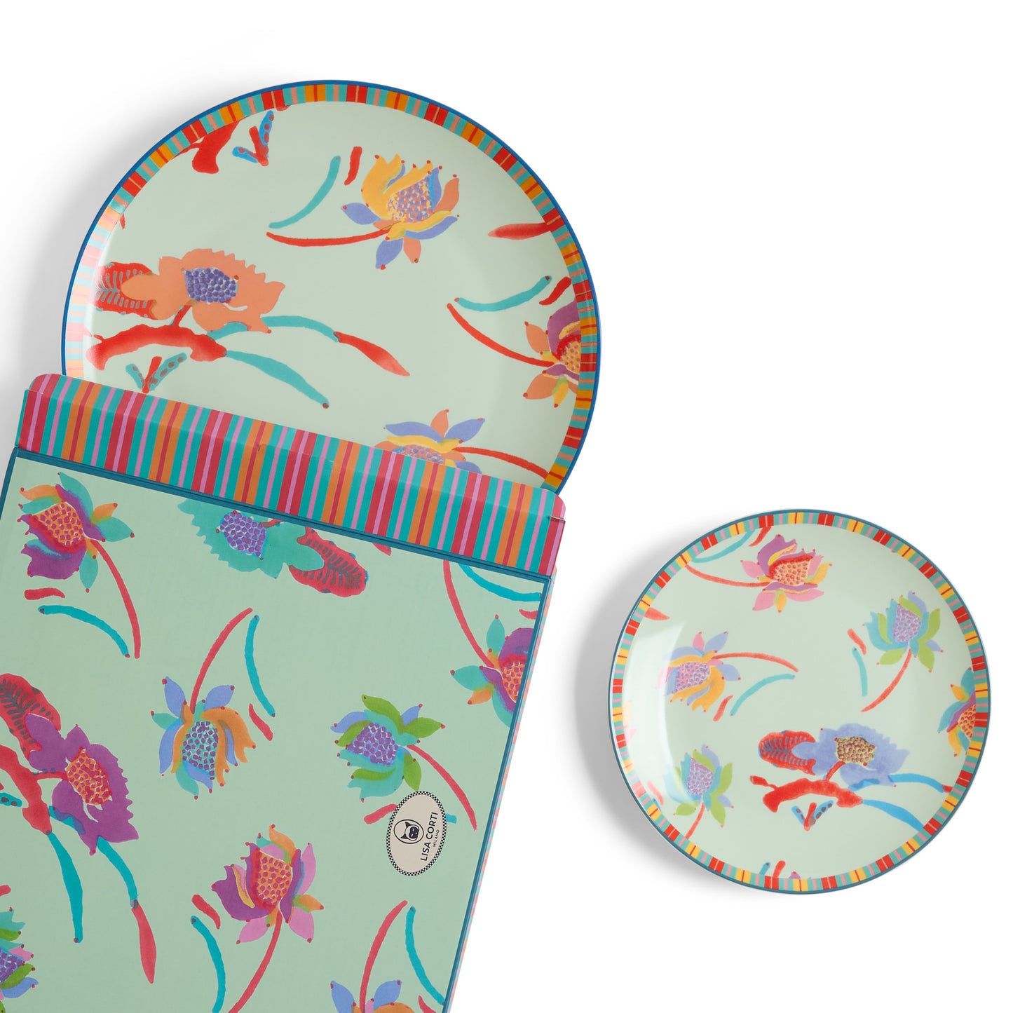 Set Of Plates X2 JAPANESE Lisa Corti