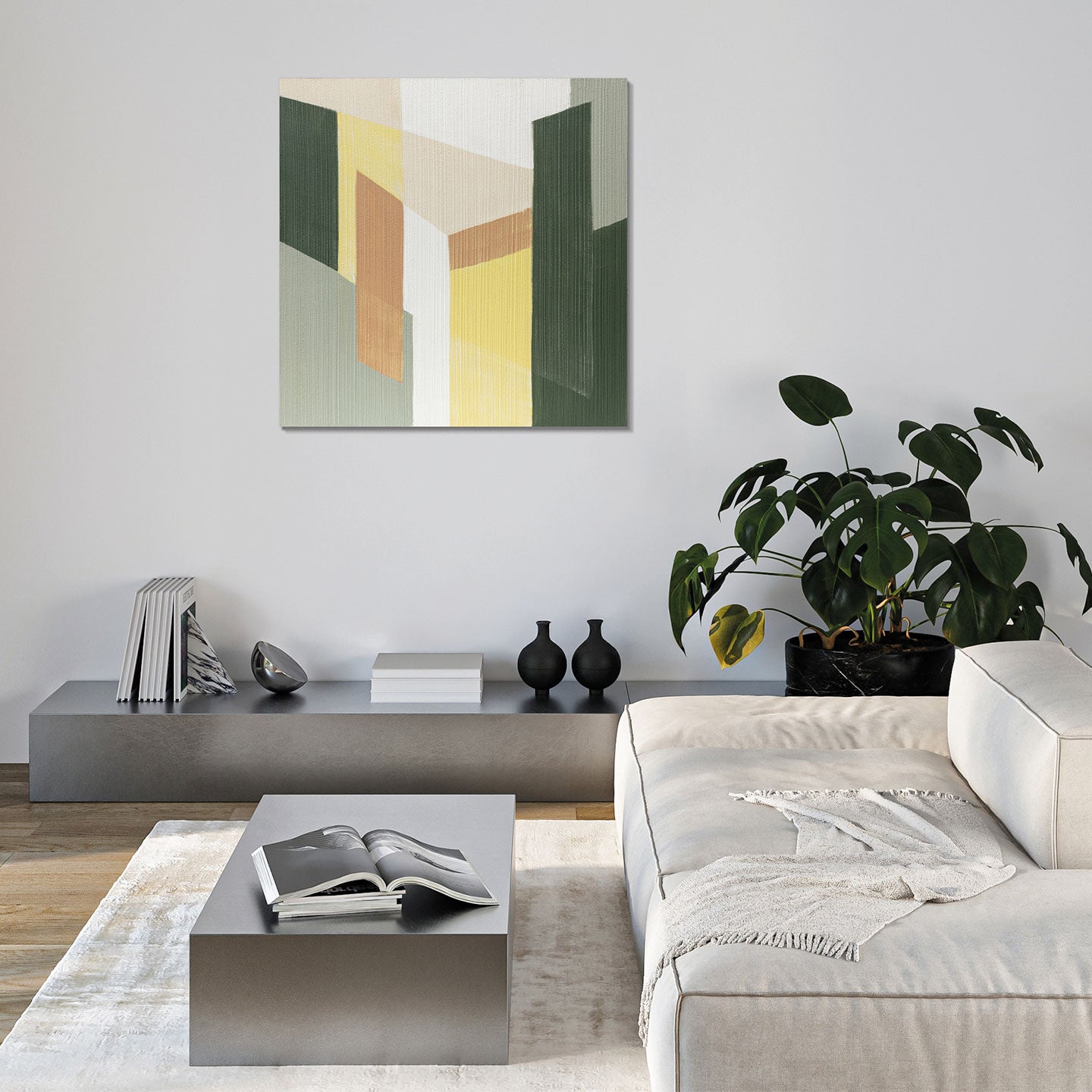 Quadro Arras 100x100 cm Agave Quadri