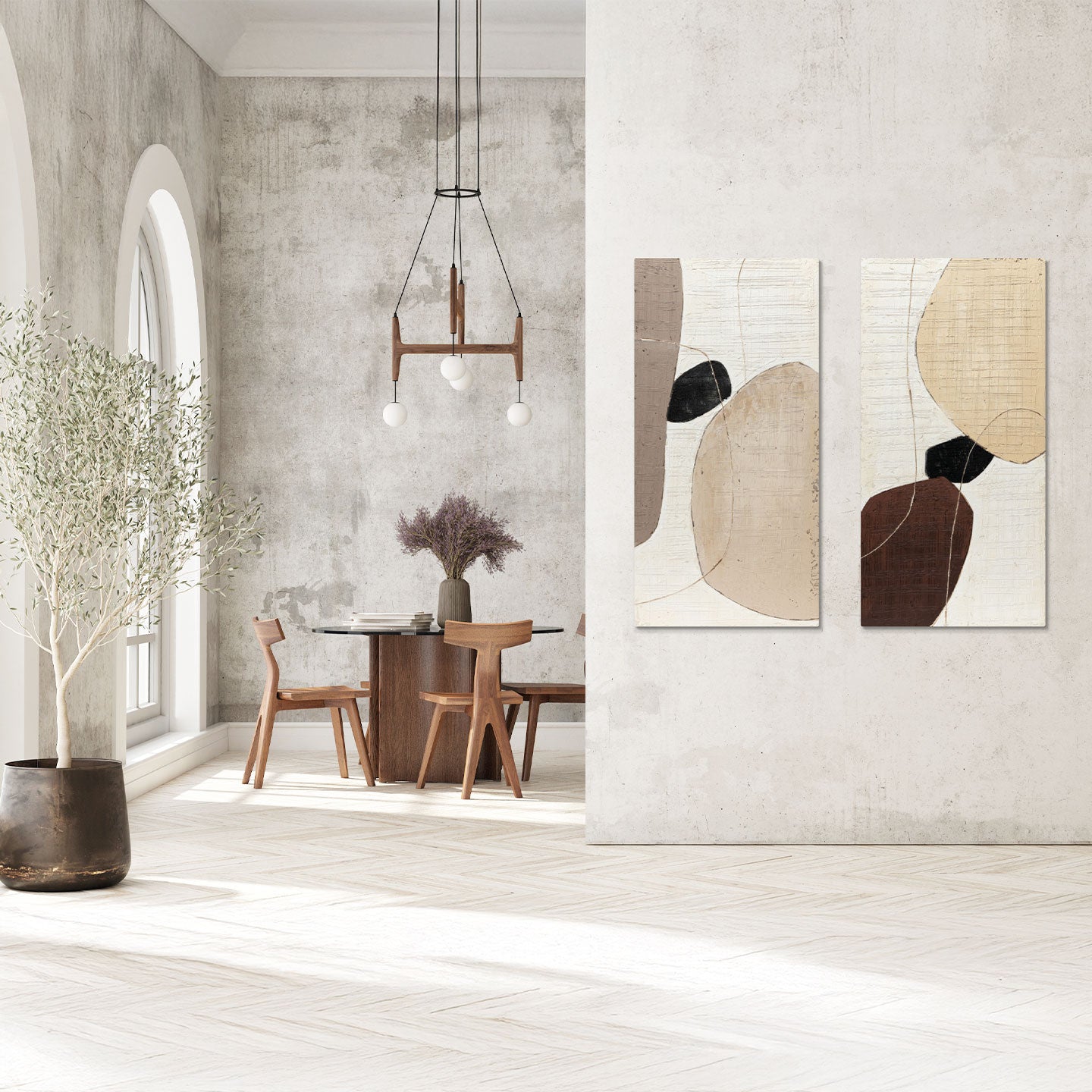 Quadro Dolmen 70x140 cm Agave Quadri