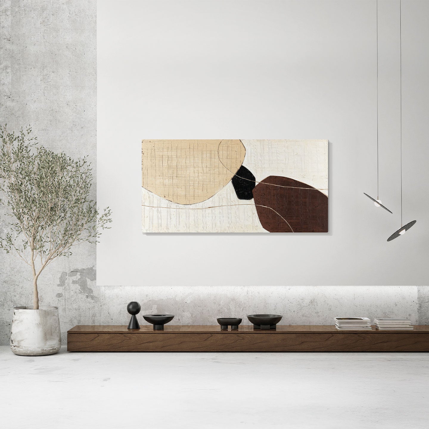 Quadro Menhir 70x140 cm Agave Quadri