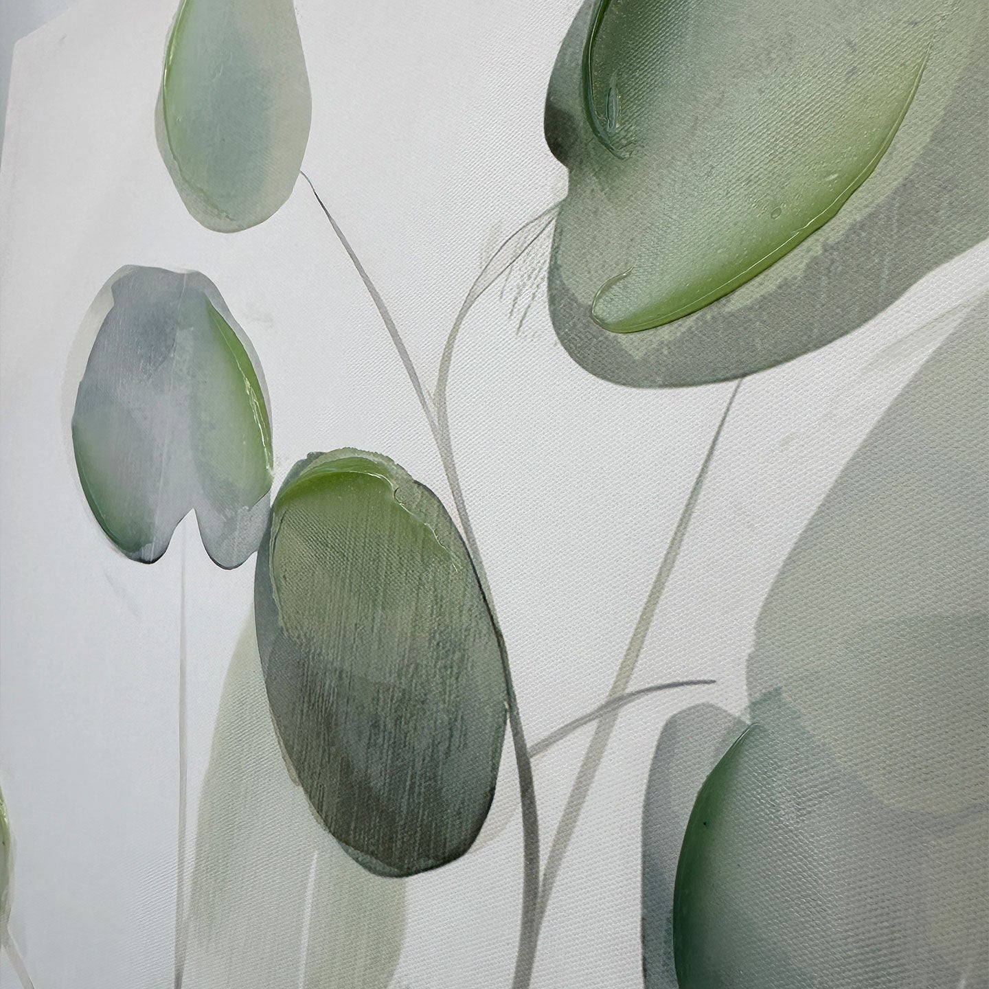 Tela Eucalipto 2 - 60x90 cm Agave Quadri