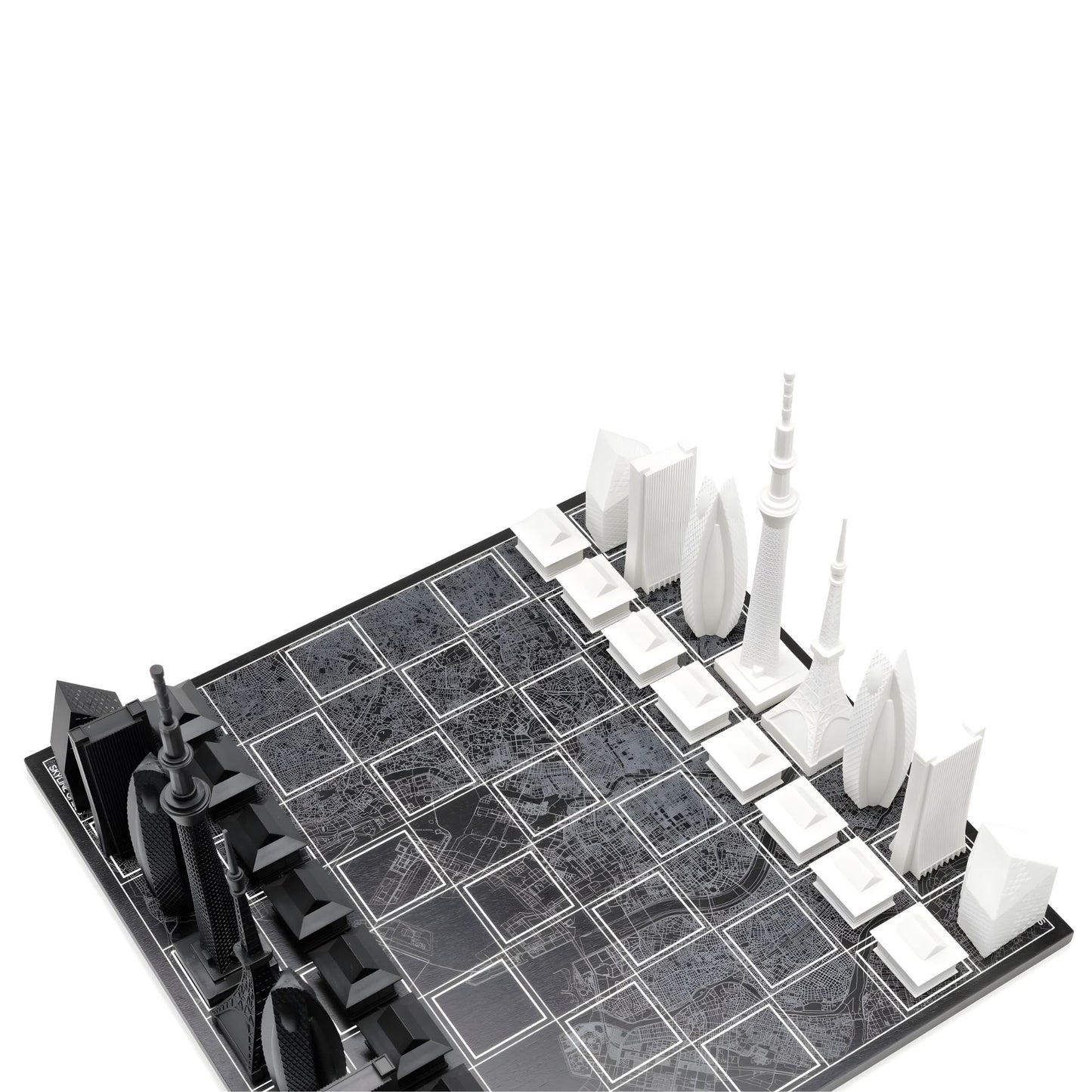 Scacchiera  Tokyo Edition (with Tokyo Map Board) Skyline Chess