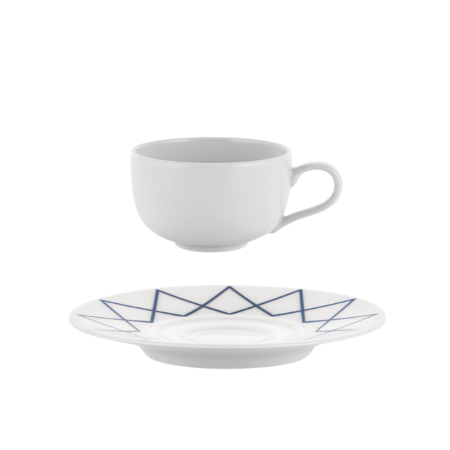 My Beaut China Set 4 Tazze Caffe Con Piattino Alessi