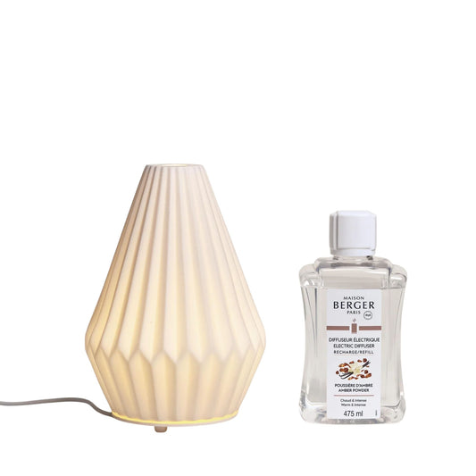 Diffusore Elettrico Cone + 475ml Poussière d’Ambre Maison Berger
