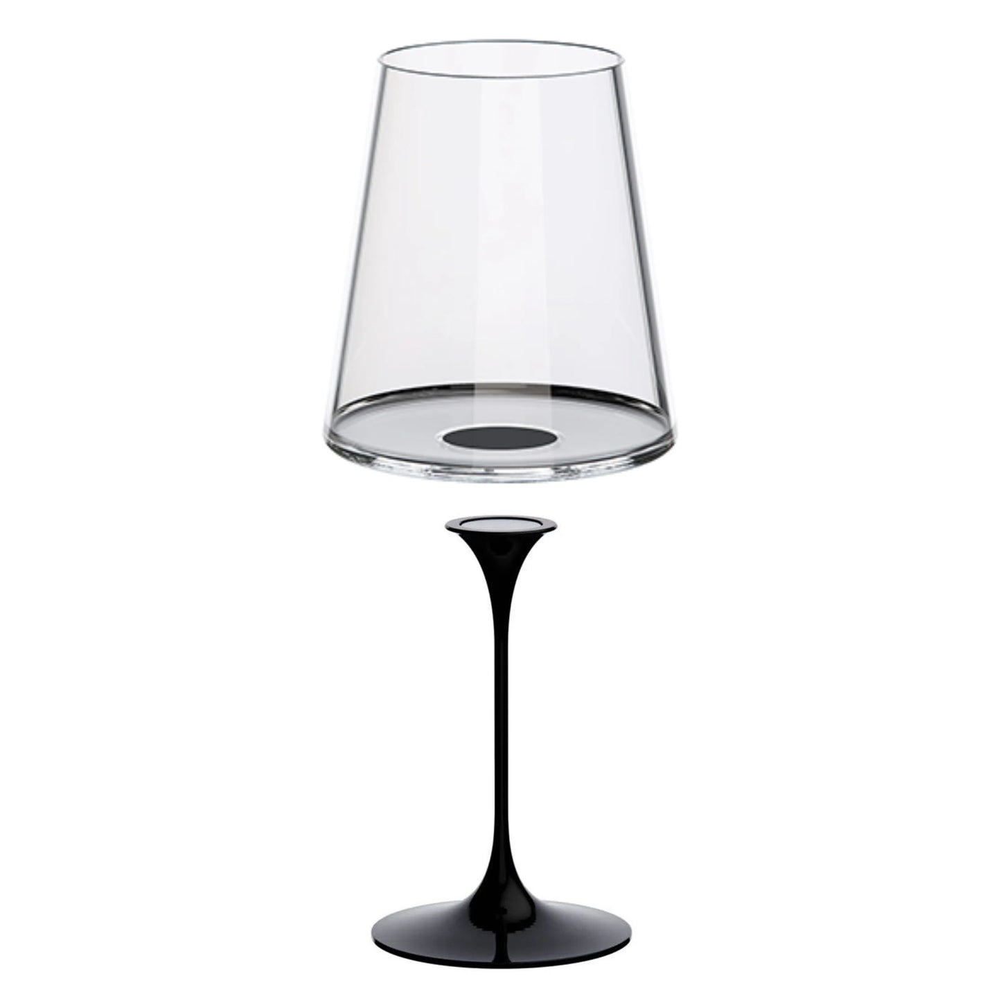 Set 6 Calici in Cristallo con Stelo Staccabile in Alluminio Trebonn