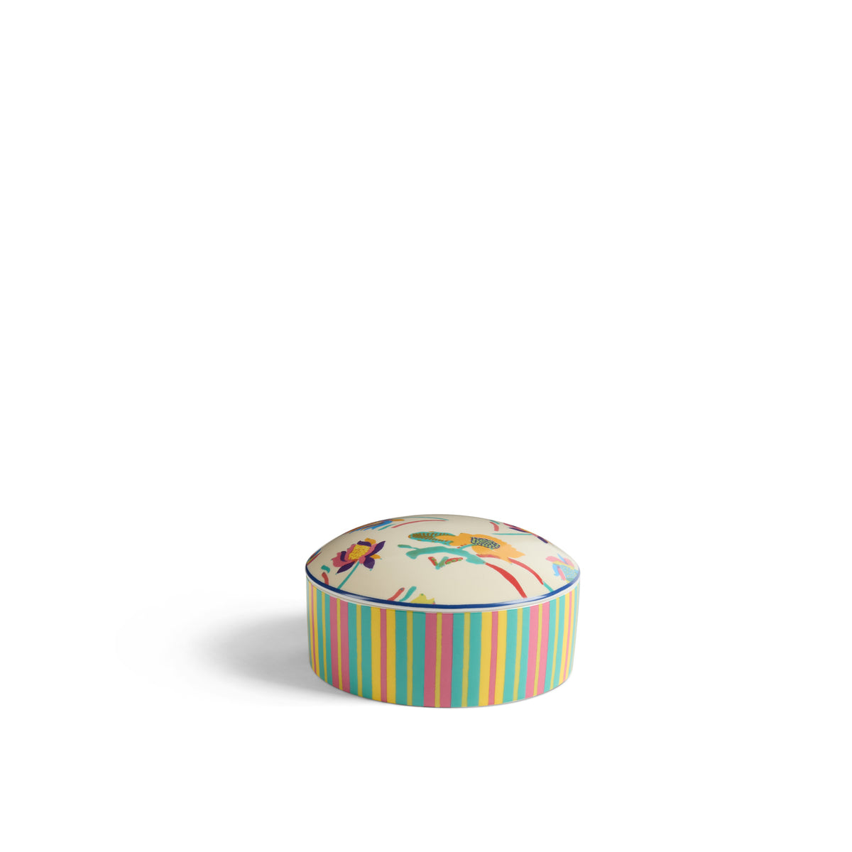 Jewelry Box 13X6,5 Porcelain Japanise Cream Lisa Corti