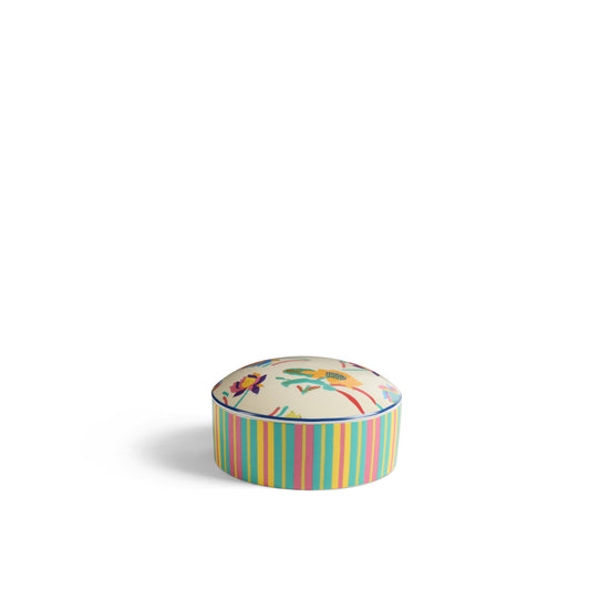 Jewelry Box 13X6,5 Porcelain Japanise Cream Lisa Corti