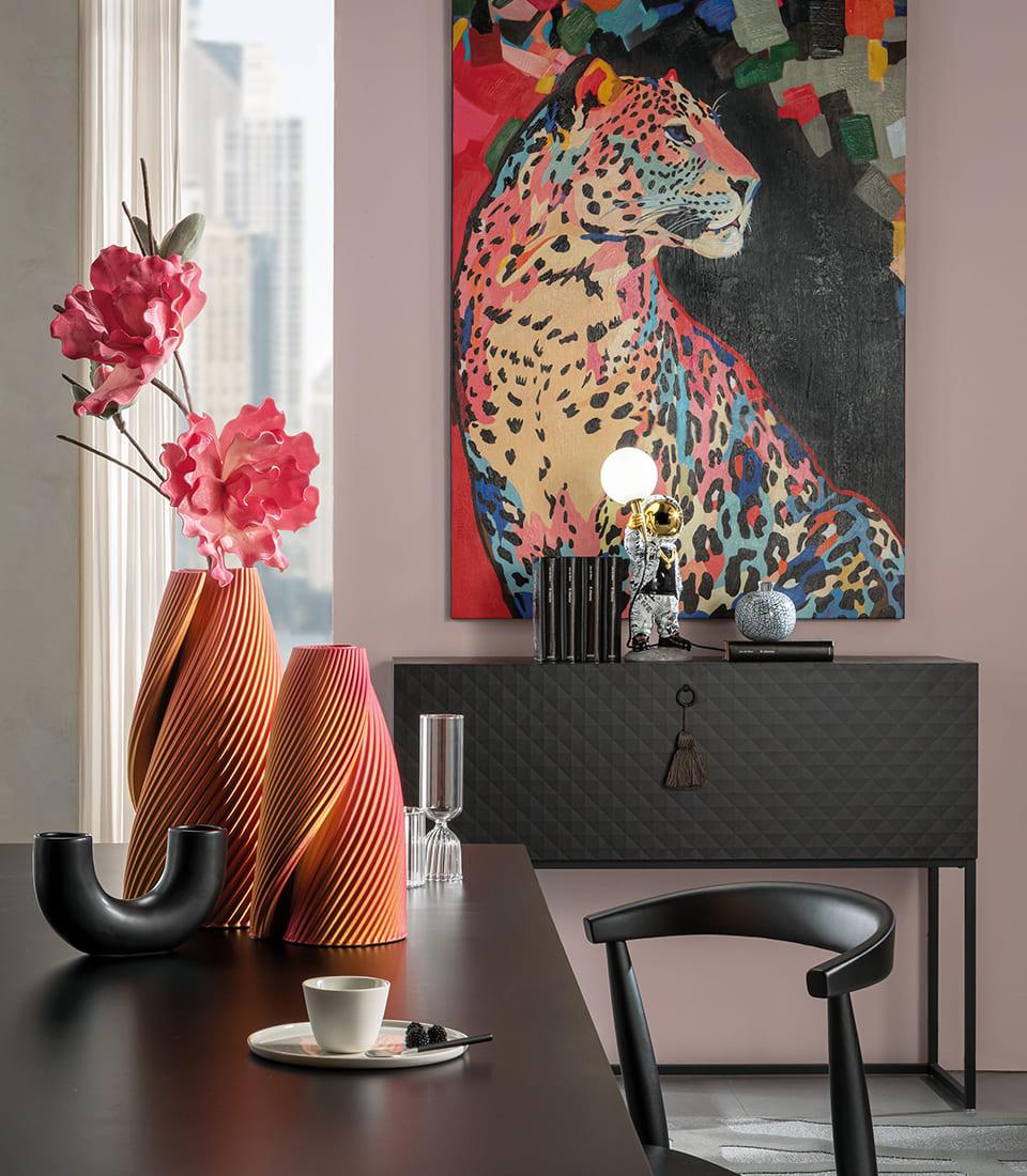 Vaso Basso L'oca Nera