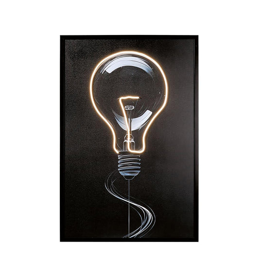 Quadro Led 80X120 Con Cornice L'oca Nera