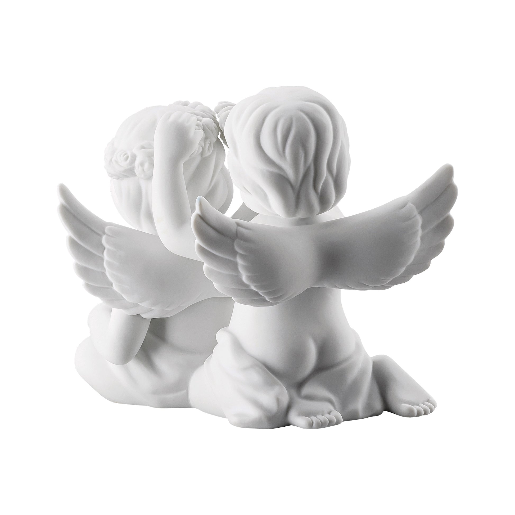Coppia angelo con fiori Rosenthal