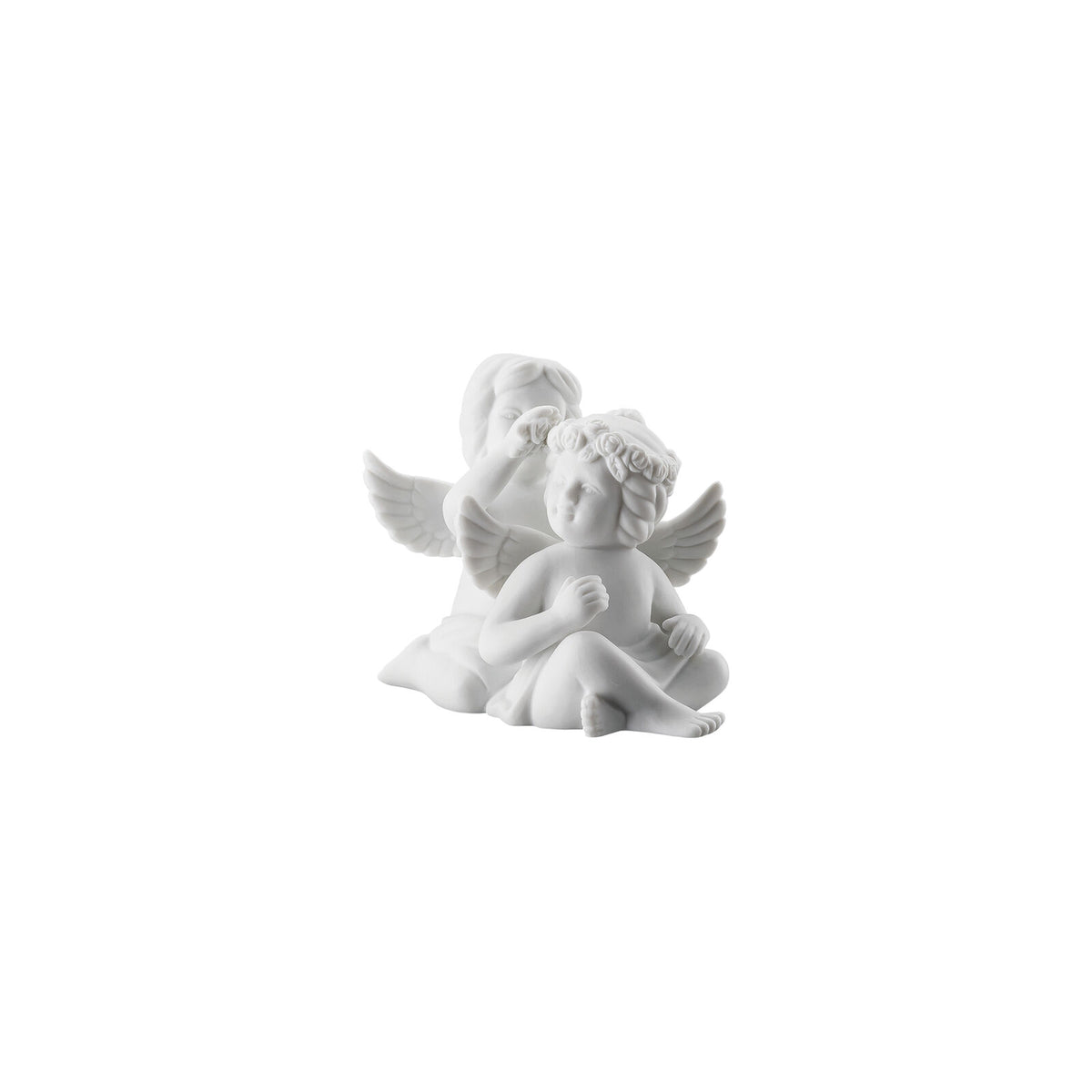 Coppia angelo con fiori Rosenthal
