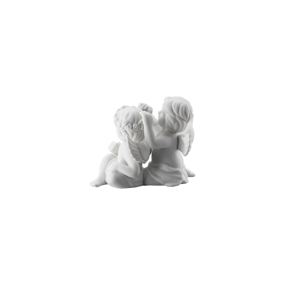 Coppia angelo con fiori Rosenthal